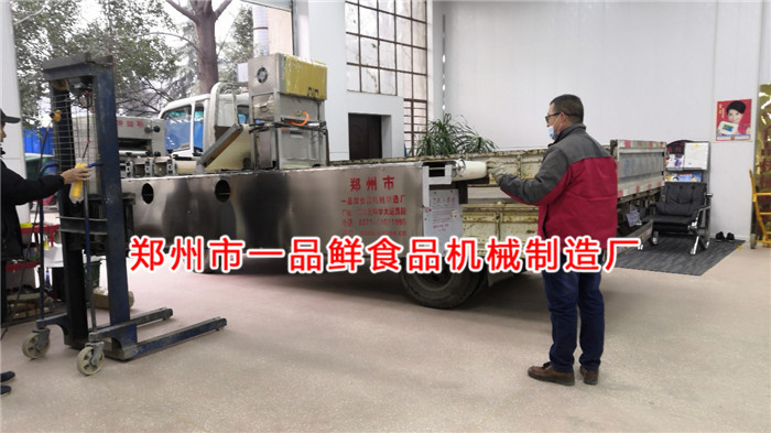 西安渭南食品厂的客户扩大生意规模订购350型烩面机(图2)